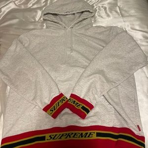 Supreme FW19 Rib Print Hoodie Mens Medium